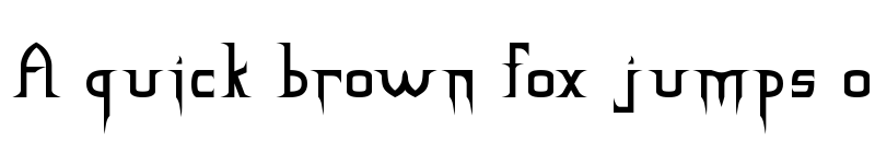 Preview of NECK ROMANCER Regular font