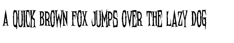 Preview of Needleteeth Psycho Regular font