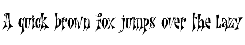 Preview of Nefarious DEMO Regular font