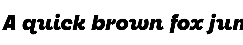 Preview of Neighbor Black Italic font