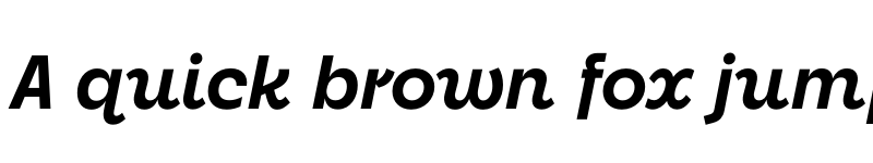 Preview of Neighbor Bold Italic font