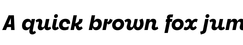 Preview of Neighbor Extrabold Italic font