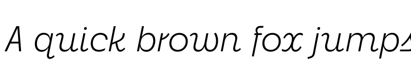 Preview of Neighbor Extralight Italic font
