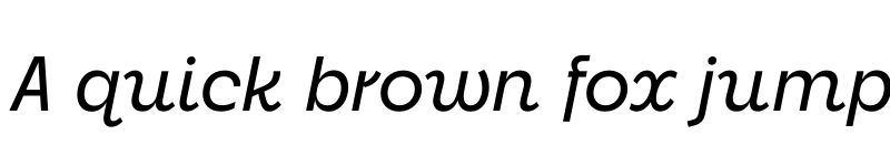 Preview of Neighbor Italic font