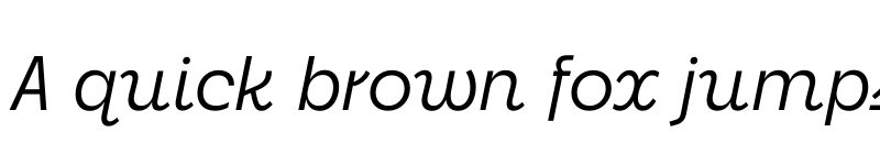 Preview of Neighbor Light Italic font