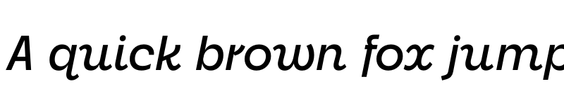 Preview of Neighbor Medium Italic font