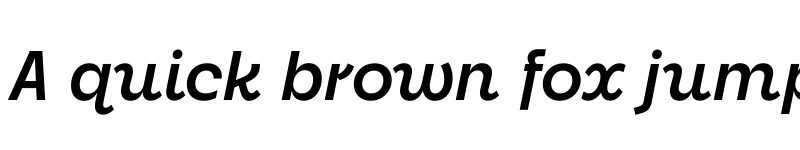 Preview of Neighbor Semibold Italic font