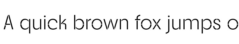 Preview of Neighbor Stencil Extralight font