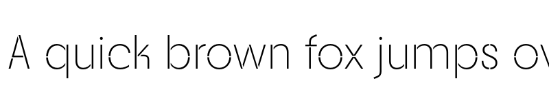 Preview of Neighbor Stencil Thin font