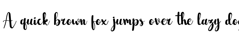 Preview of Nemophila Regular font