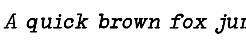 Preview of NeoBulletin Italic Regular font