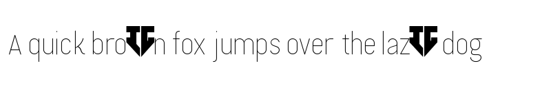 Preview of Neogloss ExtraLight font