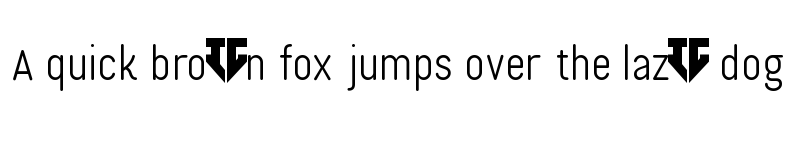 Preview of Neogloss Medium font