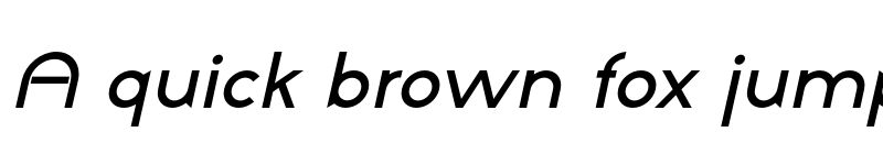 Preview of NeoGothis ADF Std DemiBold Oblique font