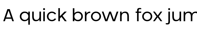 Preview of Neometric Regular font