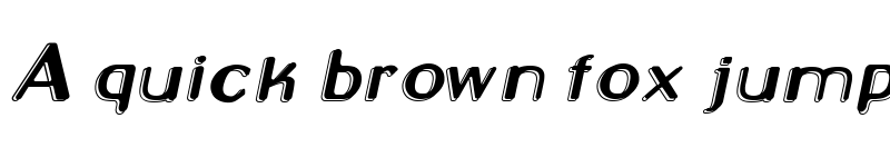 Preview of Neon 2 News Italic font