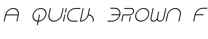 Preview of NEON CLUB MUSIC Italic font