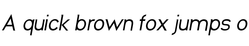 Preview of Neos Oblique font