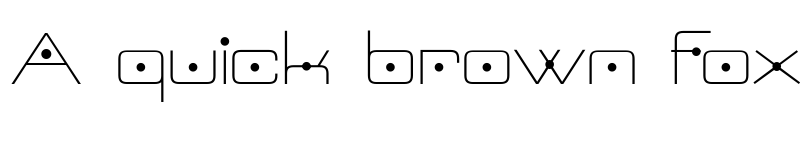 Preview of Neospace Circuit Expanded font