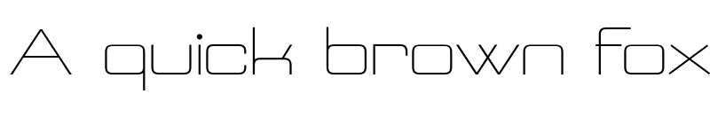 Preview of Neospace Expanded font