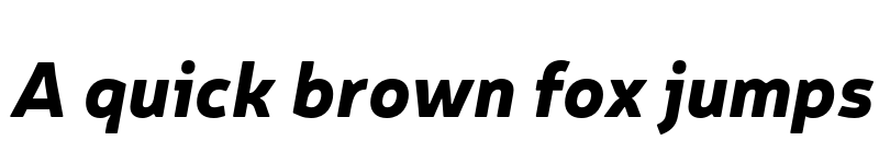 Preview of Neris Black Italic font