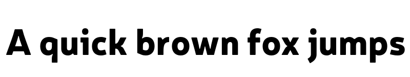 Preview of Neris Black font