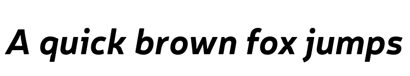 Preview of Neris Bold Italic font