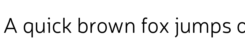 Preview of Neris Light font