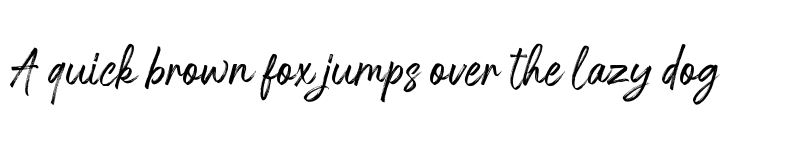 Preview of Nervous Regular font