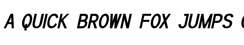 Preview of Nervousm Bold Italic font