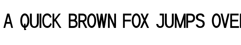 Preview of Nervousm Regular font