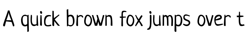 Preview of Neucha Regular font