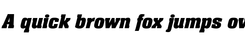 Preview of Neue Aachen Pro Bold Italic font