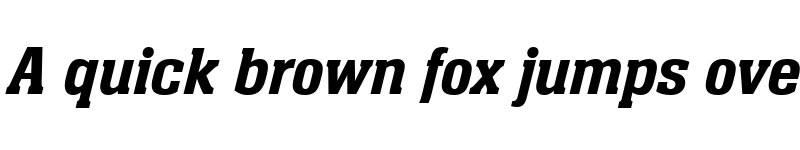 Preview of Neue Aachen Pro Medium Italic font