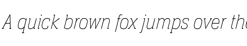 Preview of Neue Aachen Pro Ultra Light Italic font