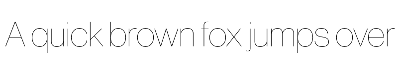 Preview of Neue Haas Grotesk Display Pro 15 Ultra Thin font