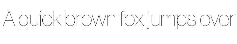 Preview of Neue Haas Grotesk Display Pro 15 XXThin font