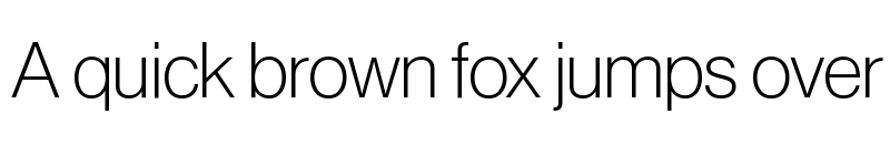 Preview of Neue Haas Grotesk Display Pro 35 Thin font