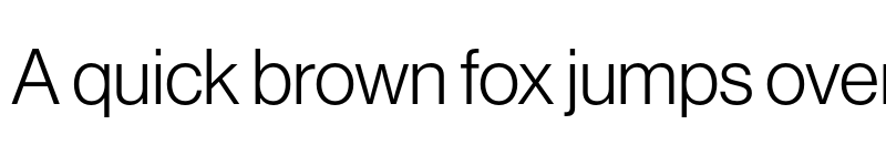 Preview of Neue Haas Grotesk Display Pro 45 Light font