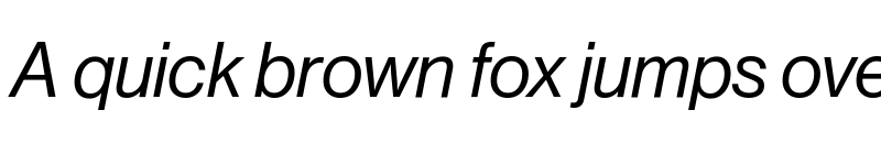 Preview of Neue Haas Grotesk Display Pro 56 Roman Italic font