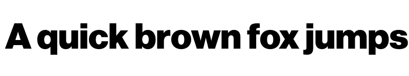 Preview of Neue Haas Grotesk Display Pro 95 Black font