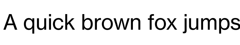 Preview of Neue Haas Grotesk Text Pro 55 Roman font