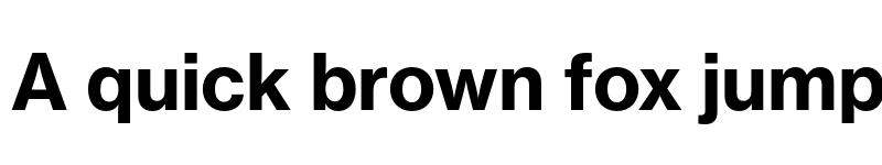 Preview of Neue Haas Grotesk Text Pro 75 Bold font