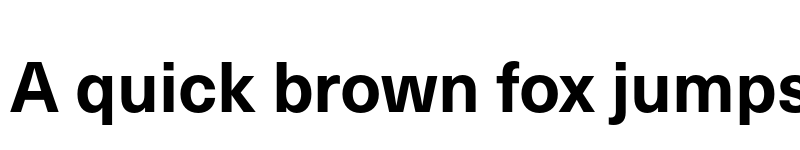 Preview of Neue Haas Unica W1G Bold font