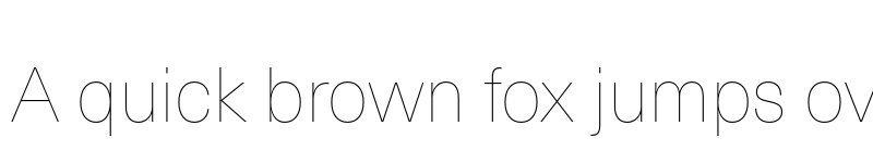 Preview of Neue Haas Unica W1G UltraLight font