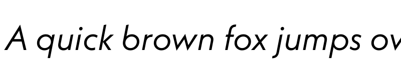 Preview of Neue Kabel Italic font