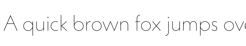 Preview of Neue Kabel Thin font