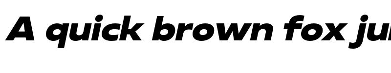 Preview of Neue Reman Gt Heavy Expanded Italic font