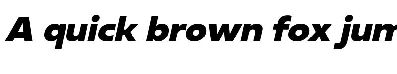 Preview of Neue Reman Gt Heavy Semi Expanded Italic font