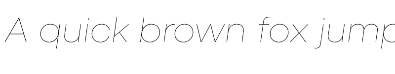 Preview of Neulis Sans Hairline Italic font